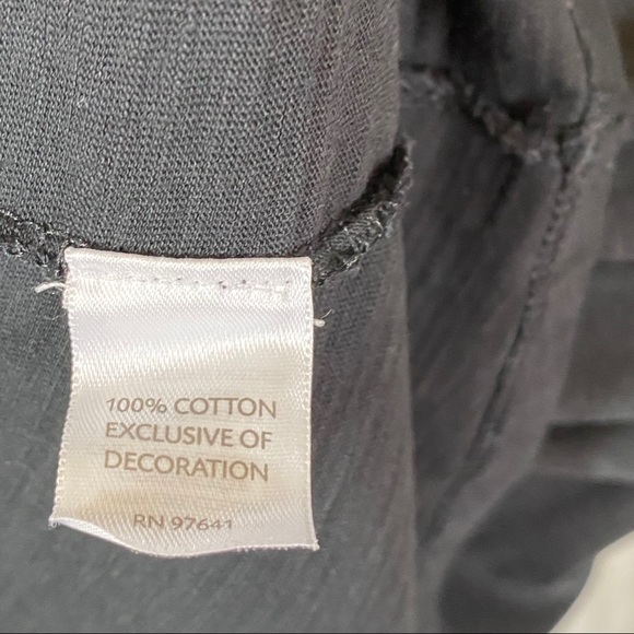 J. Jill Black Tank w/ Embroidered Detail NWT - Picture 4 of 6